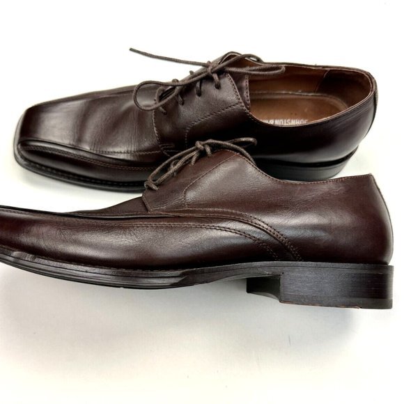 Johnston & Murphy Leather Square Toe Derby Oxford Mens 11 M EUC‎ Lace-up Shoes main image 10